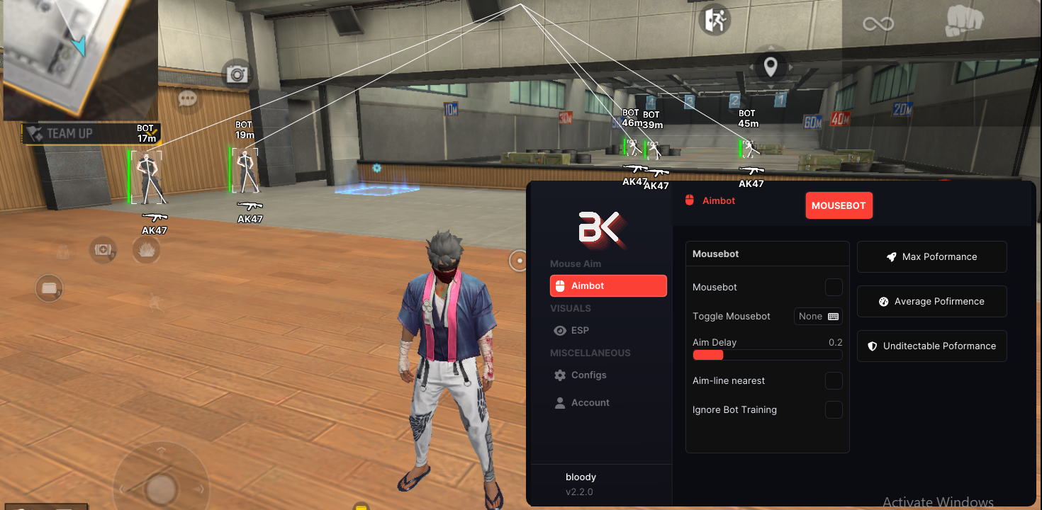 BLOODY XITERS MOUSEBOT